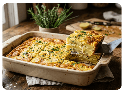 EGG & VEGETABLE CRUSTLESS QUICHE