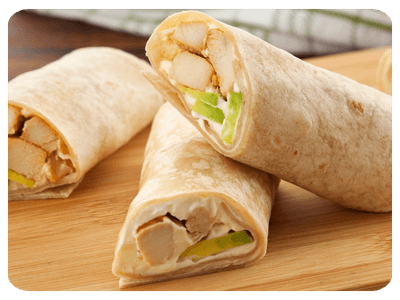 HIGH-PROTEIN CHICKEN WRAP