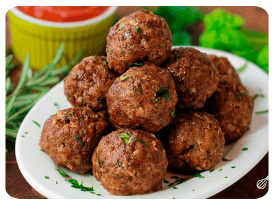 JUICY HOMESTYLE MEATBALLS